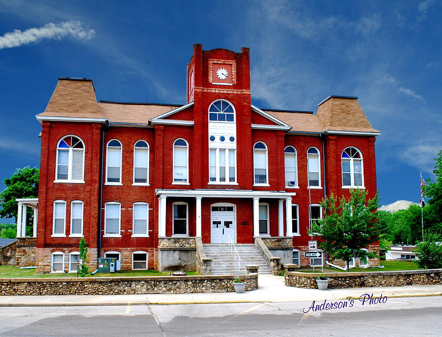 Doniphan courthouse in color Photograph by Michael Anderson Fine Art