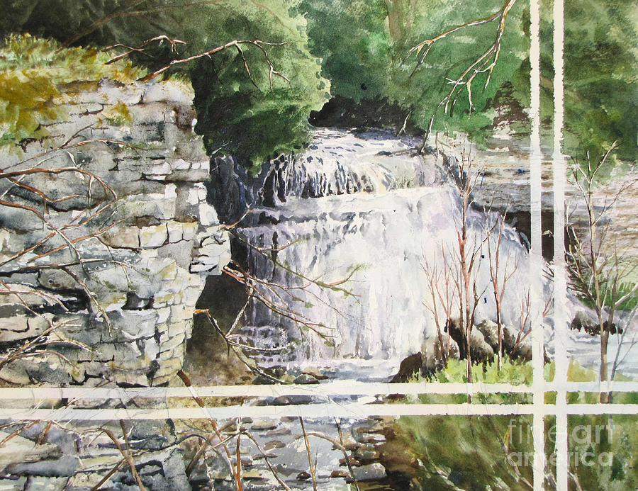 Jones Falls Painting by Bev Morgan