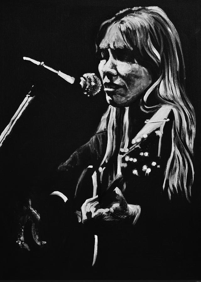 Joni Mitchell Painting by Melissa O Brien
