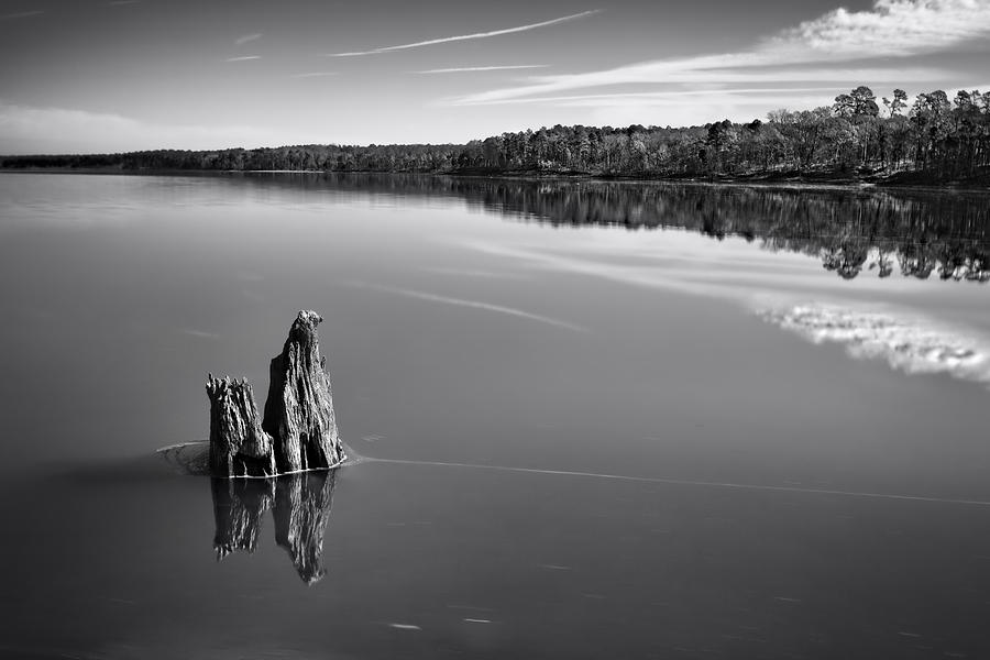 Jordan Lake Reflections II Photograph by Ben Shields
