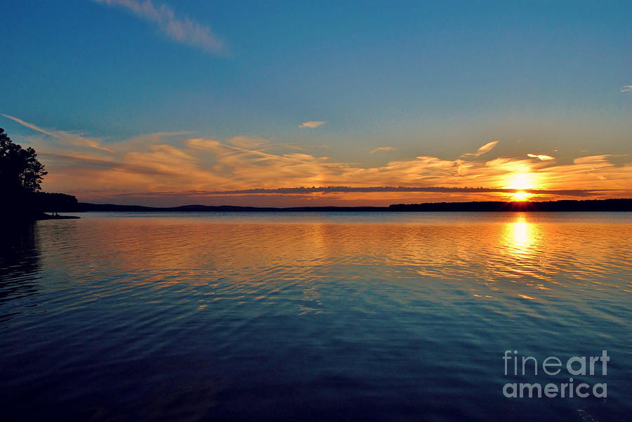 Jordan Lake Sunset 2 Photograph by Kelly Nowak