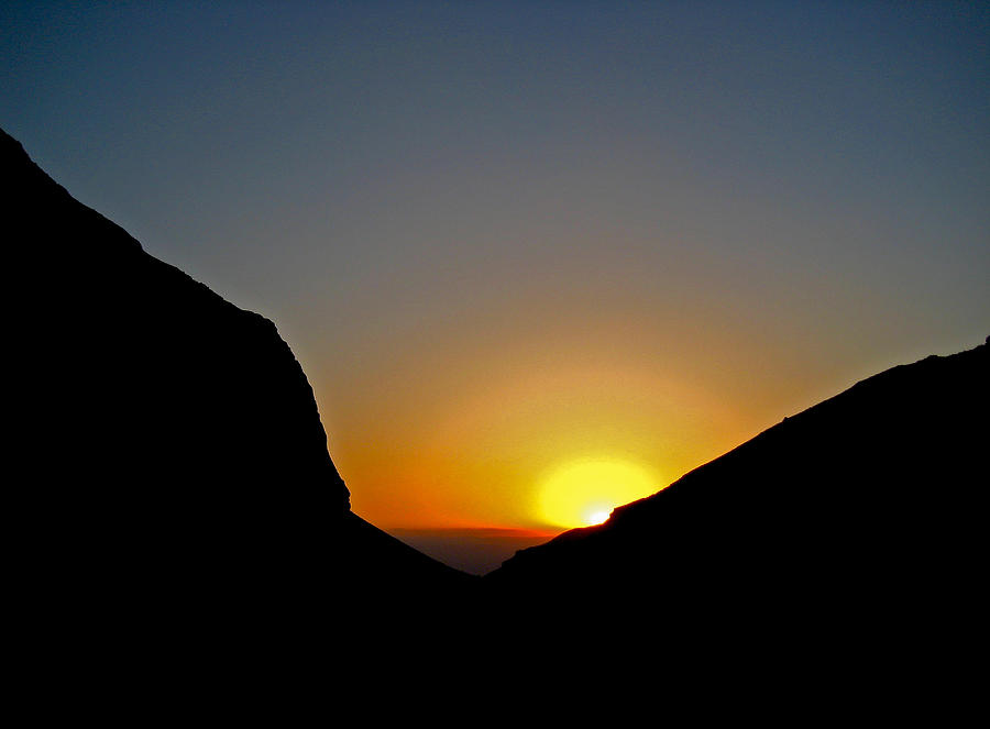 Jordan Sunset Photograph by Steve Lipson