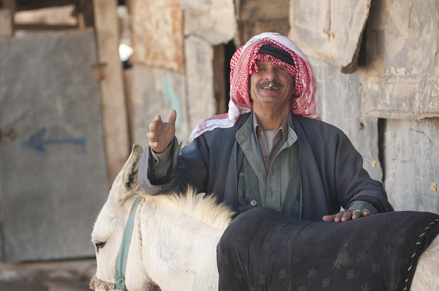 Jordanian Bedouin Photograph by Don Wolf