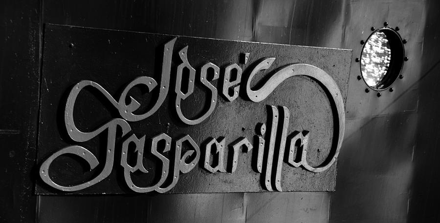 Name Plate Photograph - Jose Gasparilla name plate by David Lee Thompson