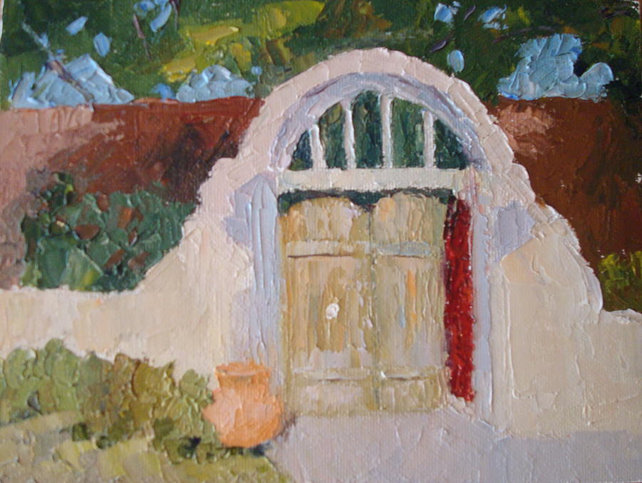 Josefinas Gate Painting by Susan Woodward