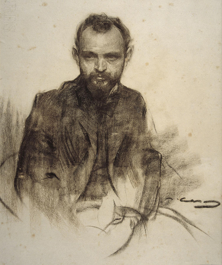 Josep Clara Drawing by Ramon Casas