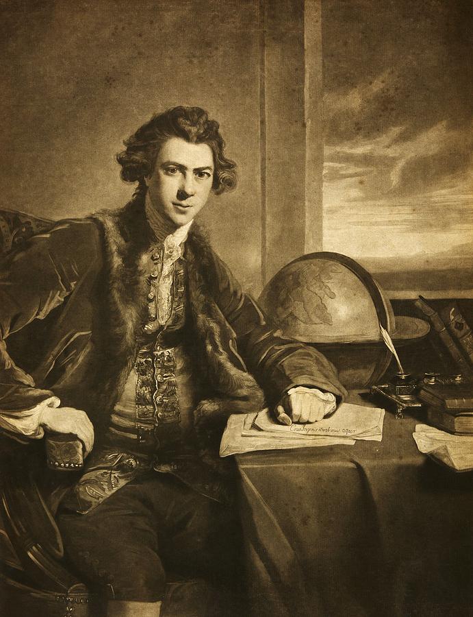 Joshua Reynolds Photograph - Joseph Banks, English naturalist by Science Photo Library