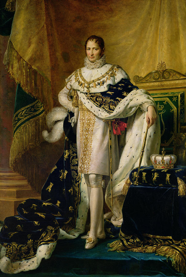 Joseph Bonaparte 1768-1844 After 1808 Oil On Canvas by Francois