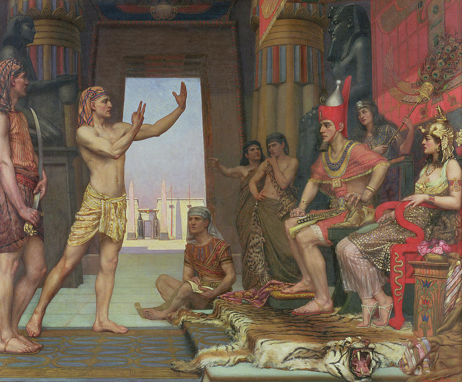Joseph Interpreting Pharaohs Dream, 1894 Painting by Reginald Arthur