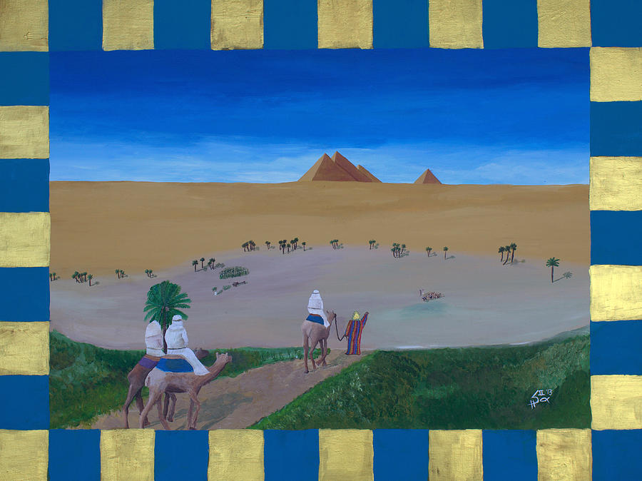 Joseph Leads The Israelites Into Egypt Painting