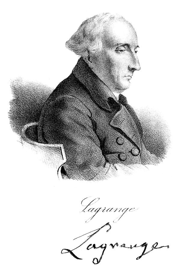 Joseph Louis Lagrange (1736-1813) Painting by Granger