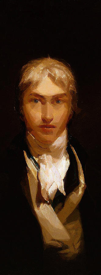 Joseph Mallord William Turner Portrait Painting by Celestial Images