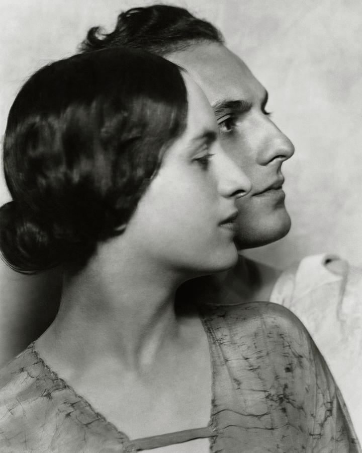 Joseph Schildkraut With Elise Bartlett Photograph by Nickolas Muray