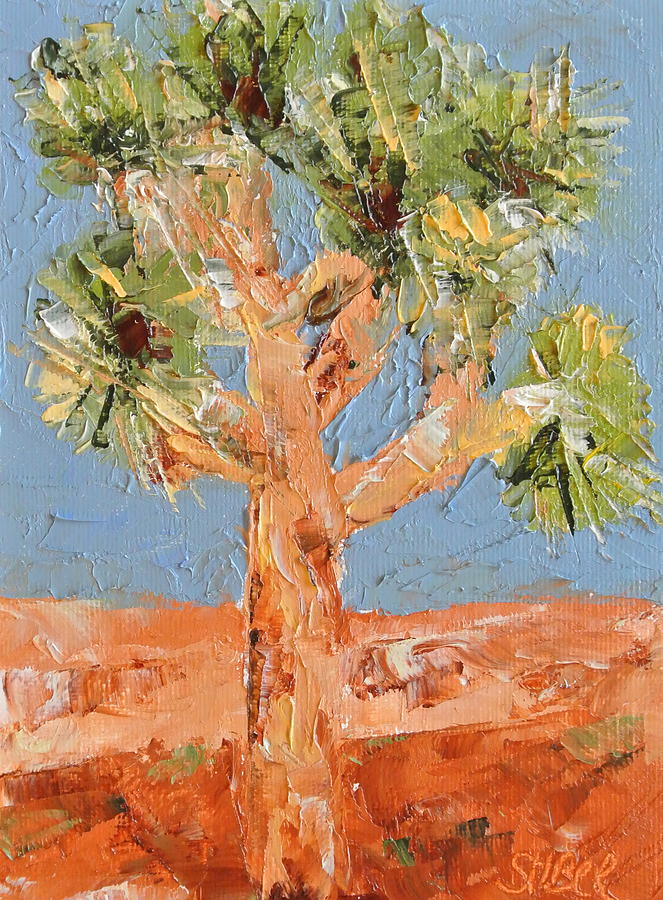Joshua Tree Painting by Kathy Stiber