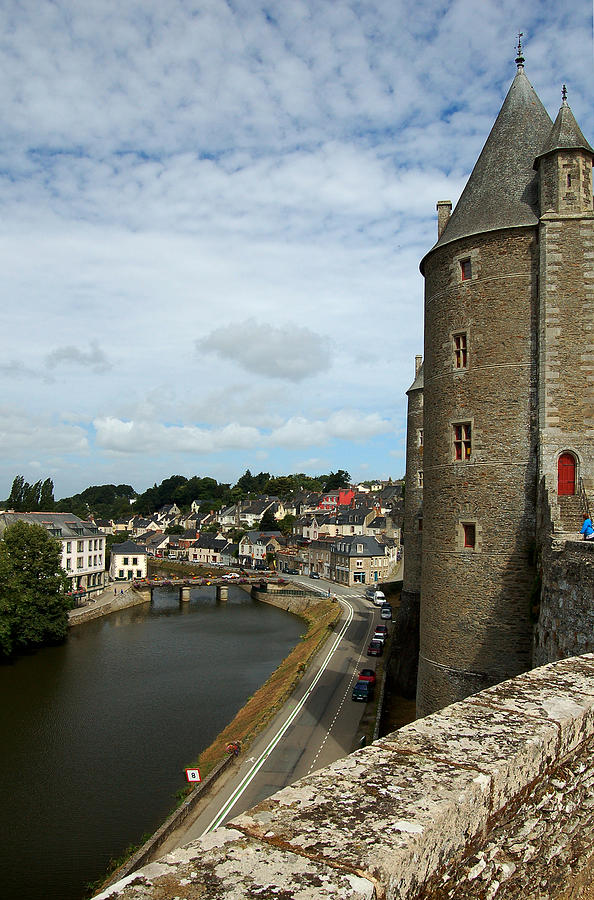 Josselin Castle and River Oust Photograph by RicardMN Photography