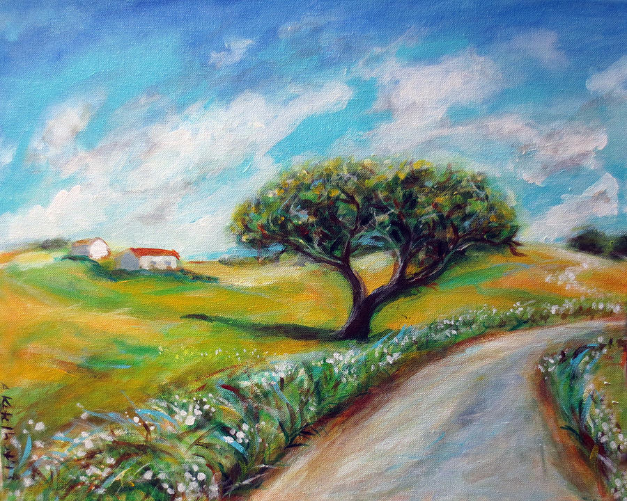 Country Painting - Journey by Angie  Ketelhut