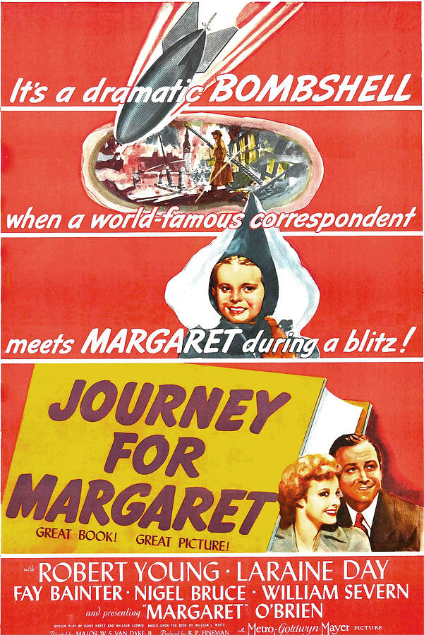 Movie Photograph - Journey For Margaret, Us Poster by Everett
