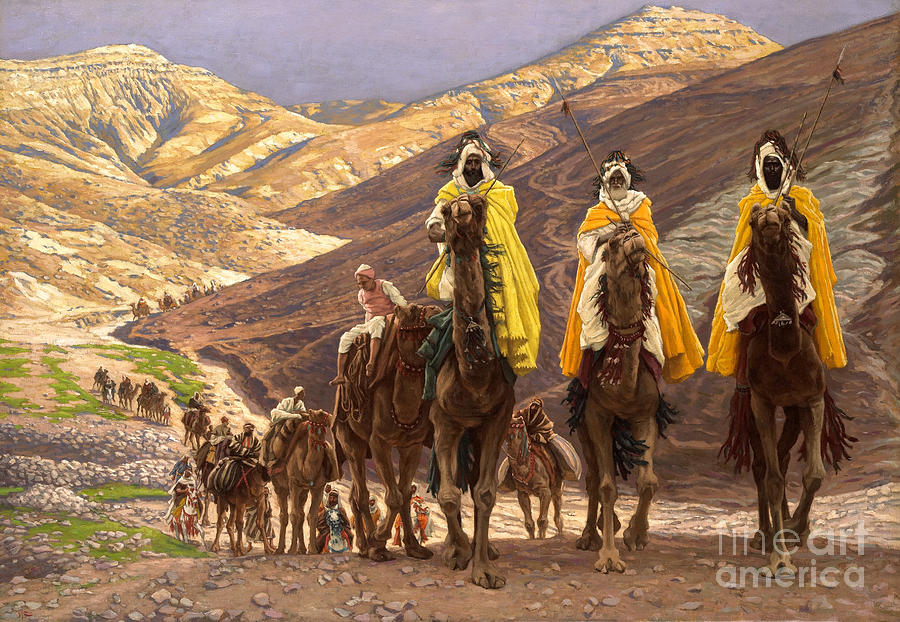 Christmas Painting - Journey of the Magi by Tissot