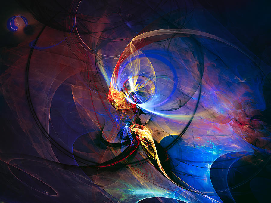 Journey of the soul Digital Art by Modern Abstract - Pixels
