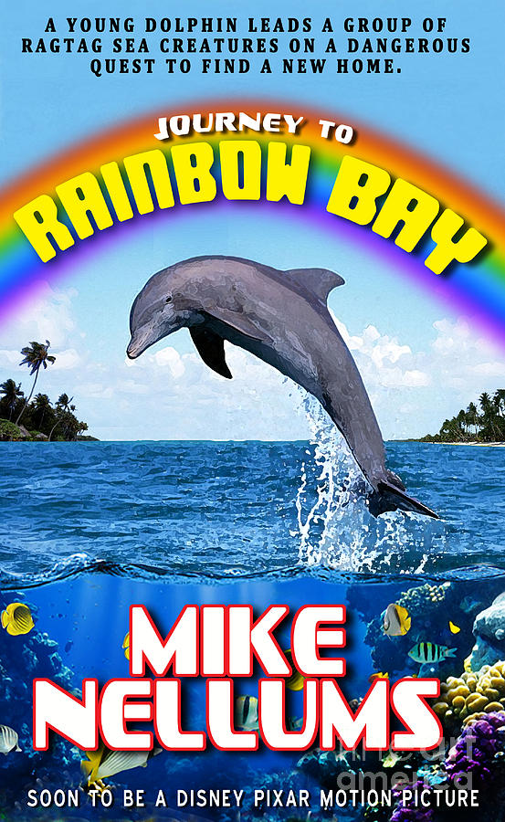 Book Jacket Design Photograph - Journey To Rainbow Bay by Mike Nellums