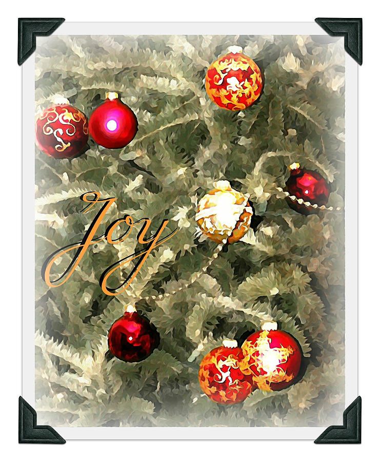 Joy Card Photograph by Dark Whimsy
