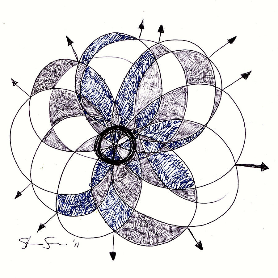 Joy Expanding Drawing by Steve Sommers