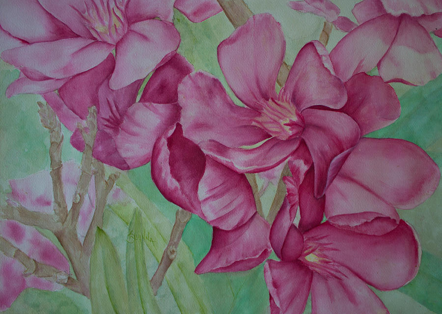Flower Painting - Joy by Luanna Swaney