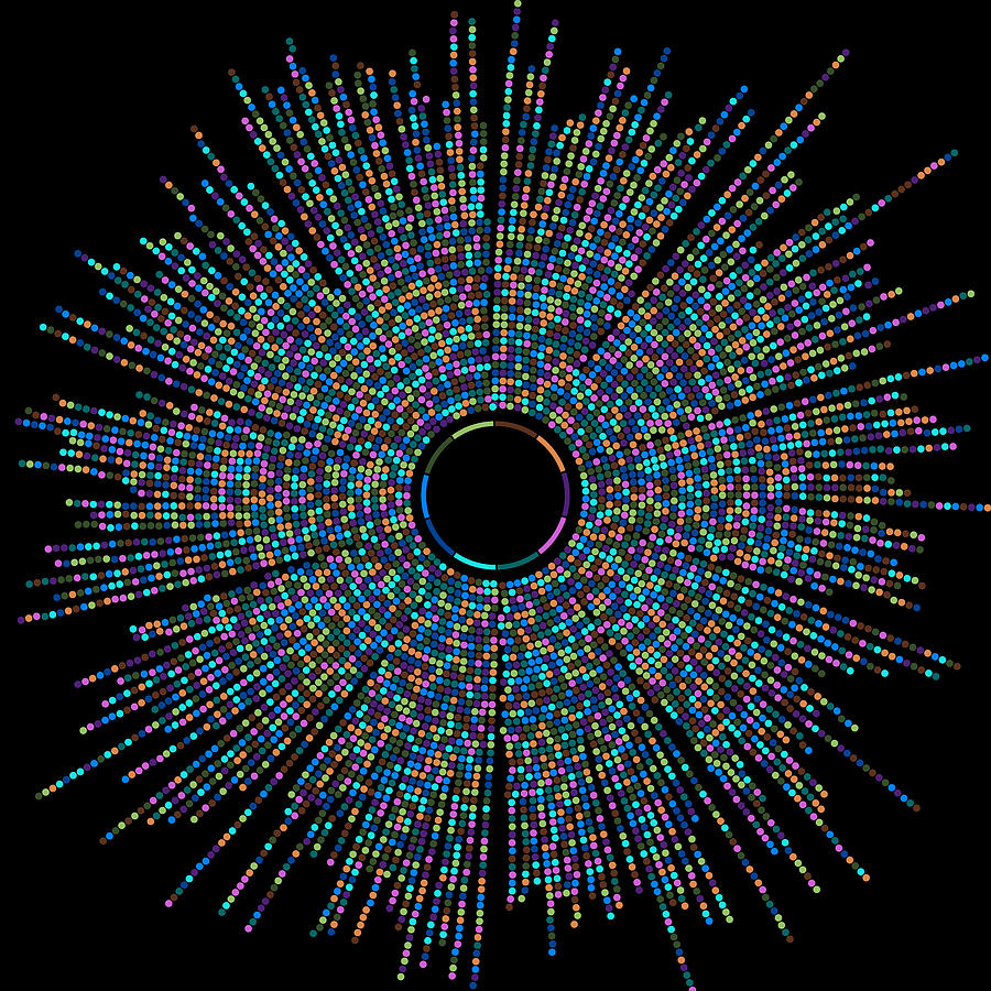 Pi Digital Art - Joy of bubbles by Cristian Ilies Vasile