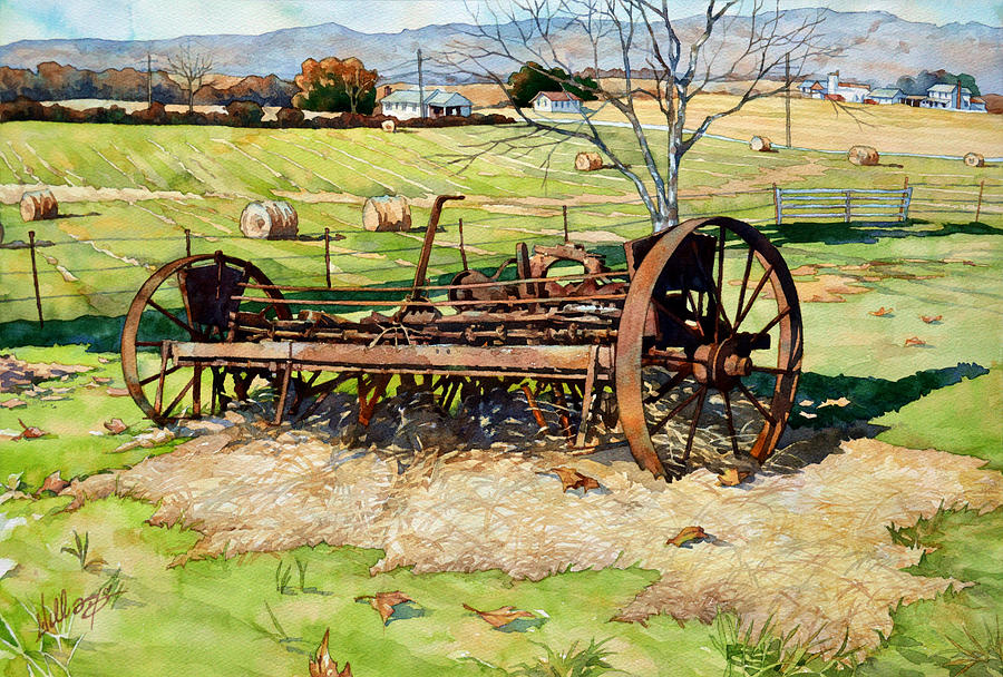 Fall Painting - Joy of Rust by Mick Williams