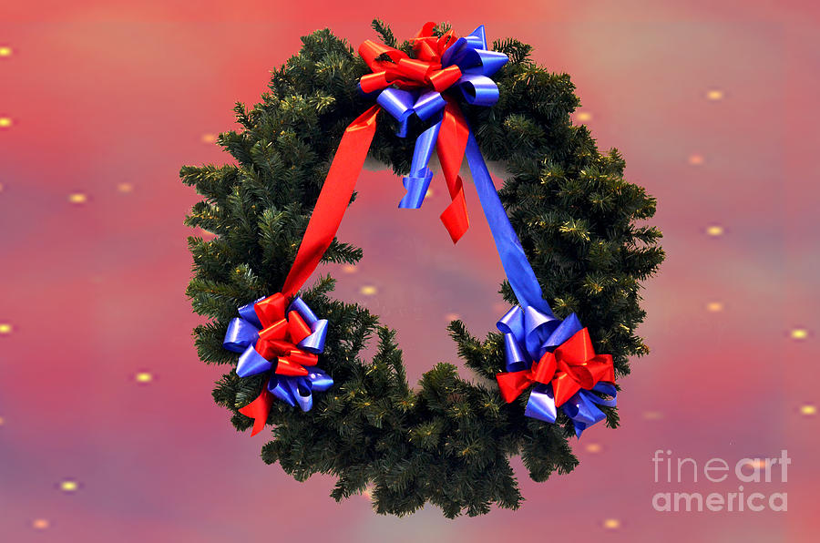 Joyeux Noel Wreath Photograph by Luther Fine Art
