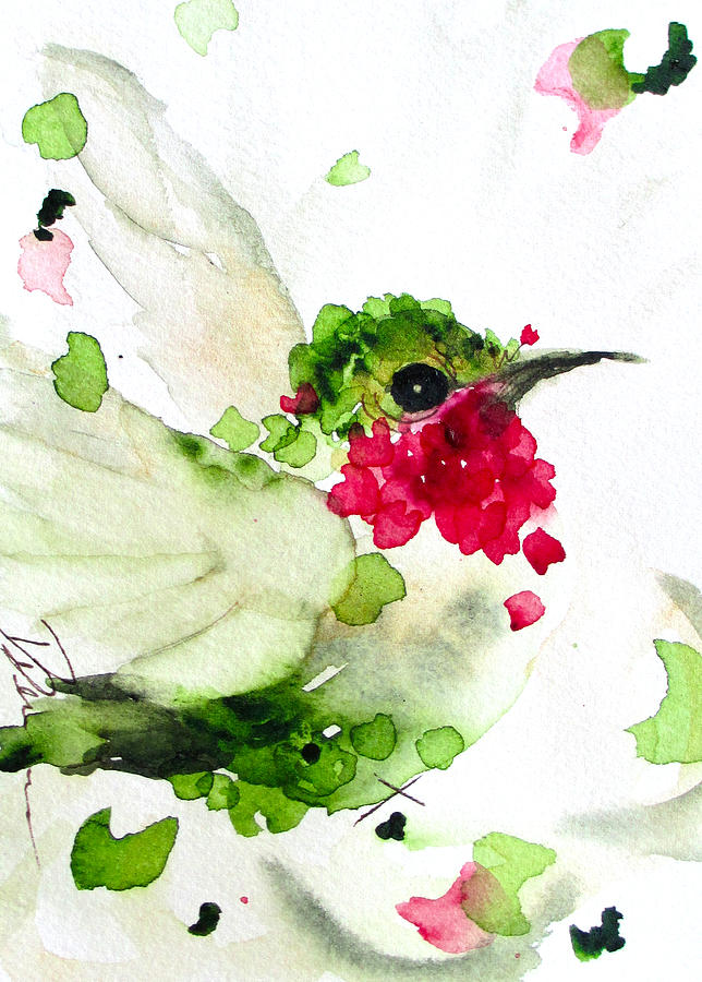 Nature Painting - Joyful Flight by Dawn Derman