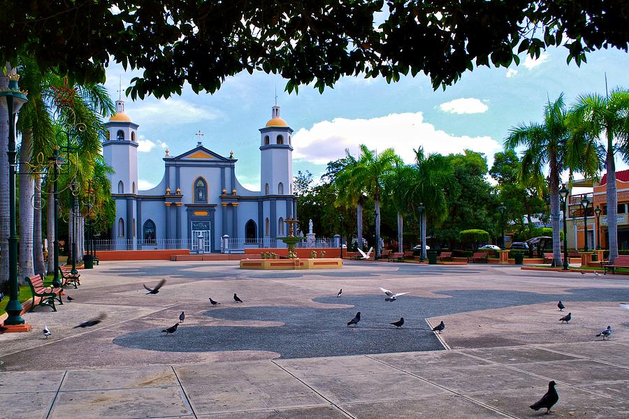 Juana Diaz Church and Plaza Photograph by Ricardo J Ruiz de Porras