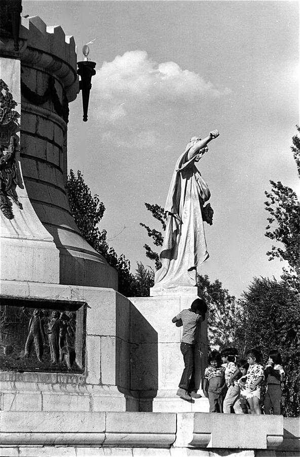 Juarez monument Juarez Chihuahua Mexico 1977 Photograph by David Lee Guss