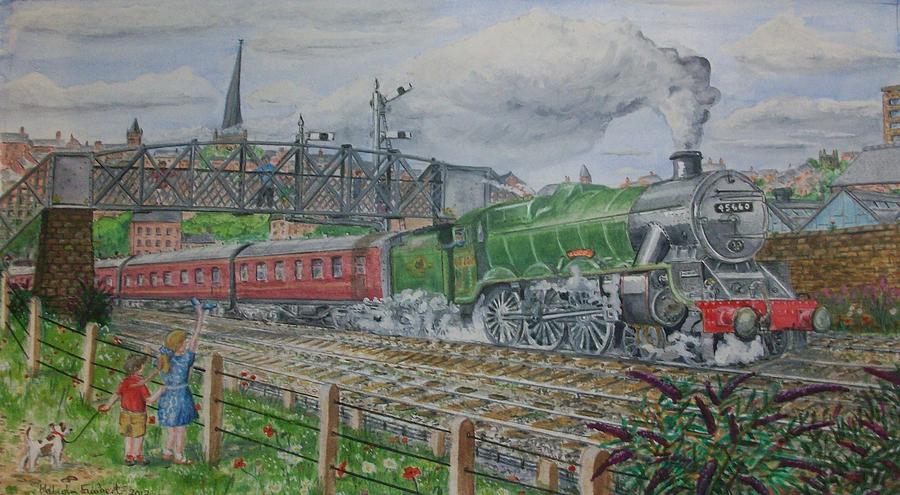 Jubilee at Chesterfield Painting by Asa Jones