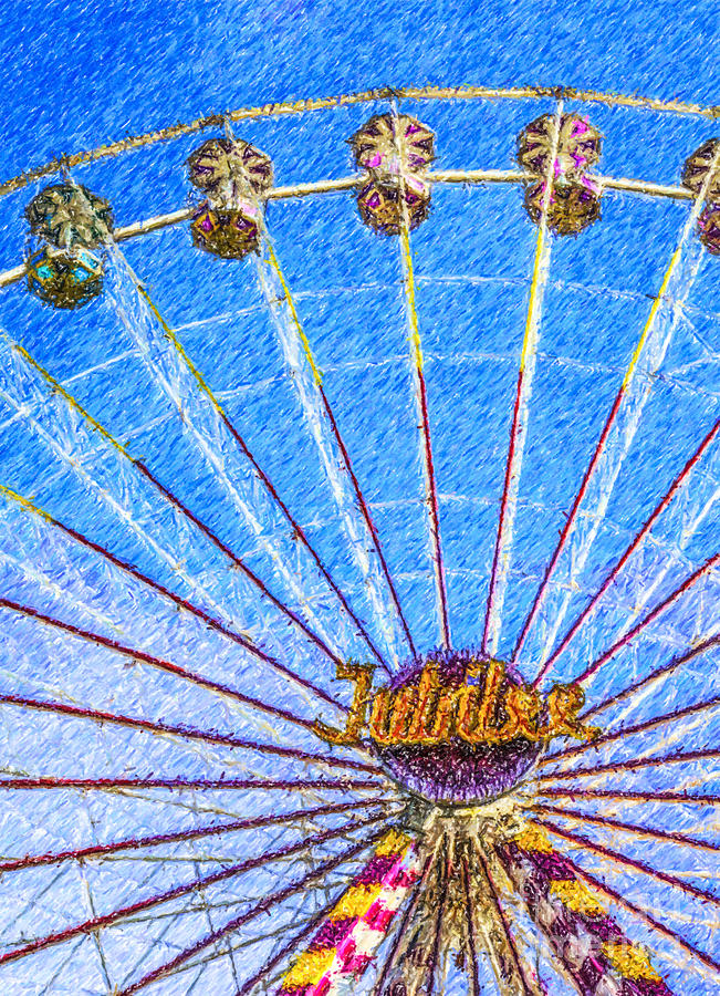 Jubilee Ferris Wheel Photograph by Liz Leyden