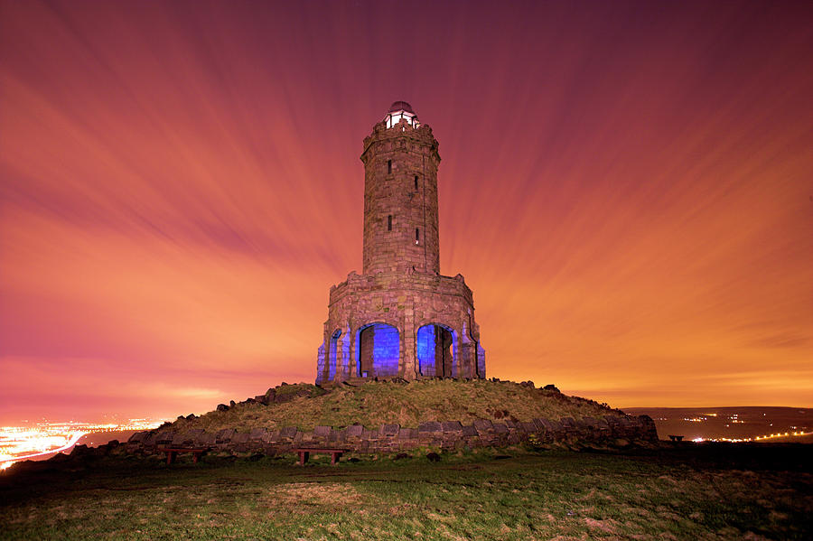 Jubilee Tower At Night Photograph by Simon Booth/science Photo Library ...