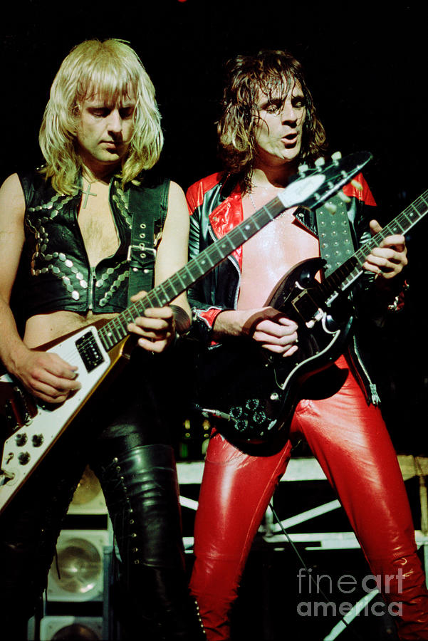 Judas Priest at the Warfield Theater during British Steel Tour Photograph by Daniel Larsen