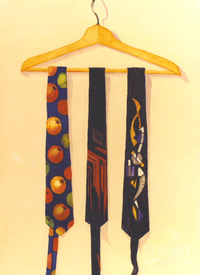 Judes Ties Painting by Patricia Tierney