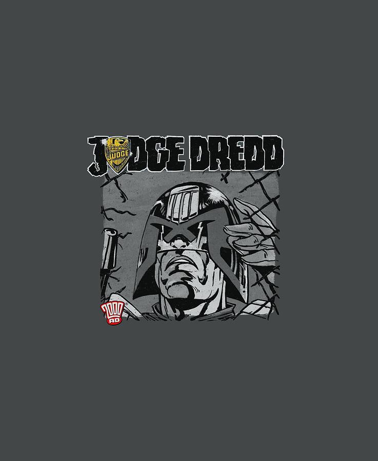 Judge Dredd Digital Art - Judge Dredd - Fenced by Brand A