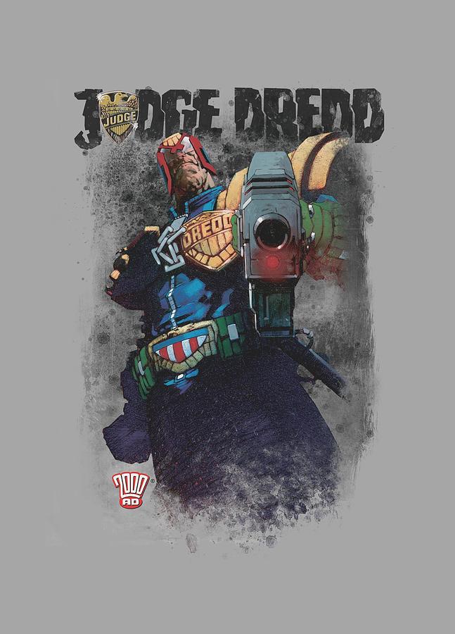 Judge Dredd Digital Art - Judge Dredd - Last Words by Brand A