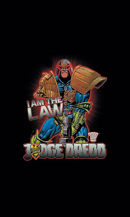 Judge Dredd - Law Digital Art by Brand A