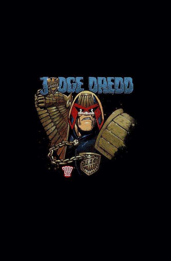 Judge Dredd Digital Art - Judge Dredd - Smile Scumbag by Brand A