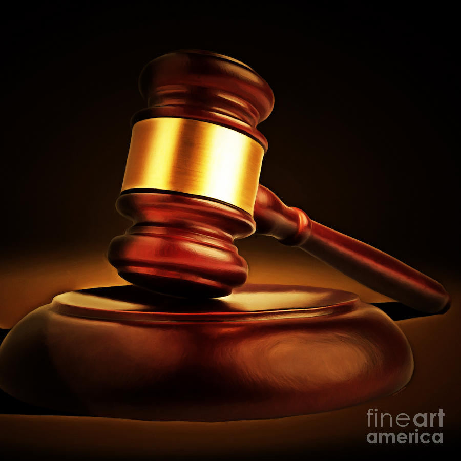 Judges Gavel 20150225 square Photograph by Wingsdomain Art and Photography