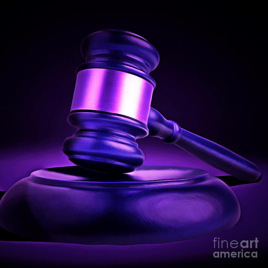 Judges Gavel 20150225m118 square Photograph by Wingsdomain Art and Photography