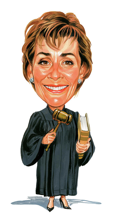 Judith Sheindlin As Judge Judy Painting