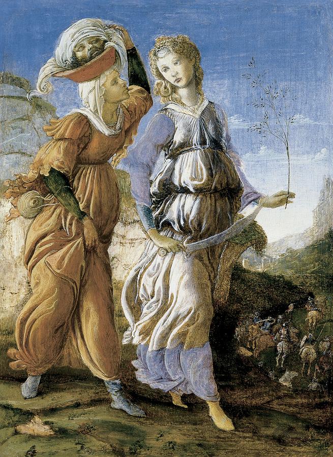 Landscape Photograph - Judith With The Head Of Holofernes, C.1469-70 Tempera On Panel Recto Of 403008 by Sandro Botticelli