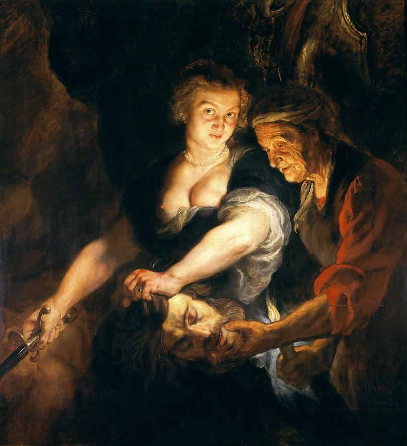 Judith with the Head of Holofernes Painting by Peter Paul Rubens