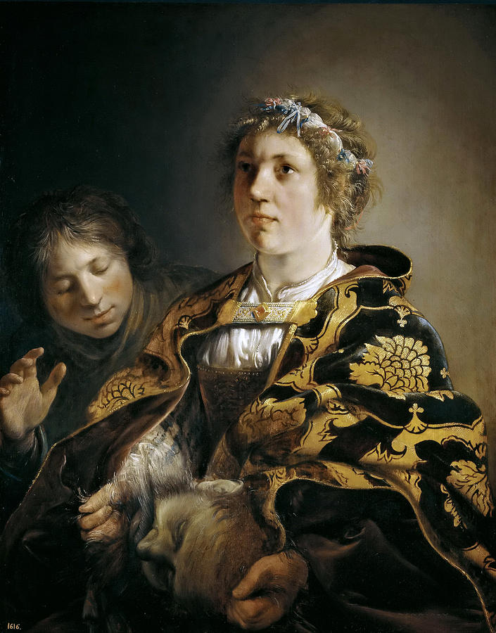 Judith with the head of Holofernes Painting by Salomon de Bray