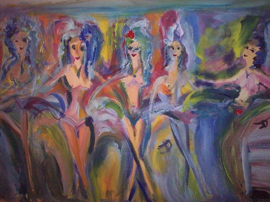Juditte and dancers Painting by Judith Desrosiers
