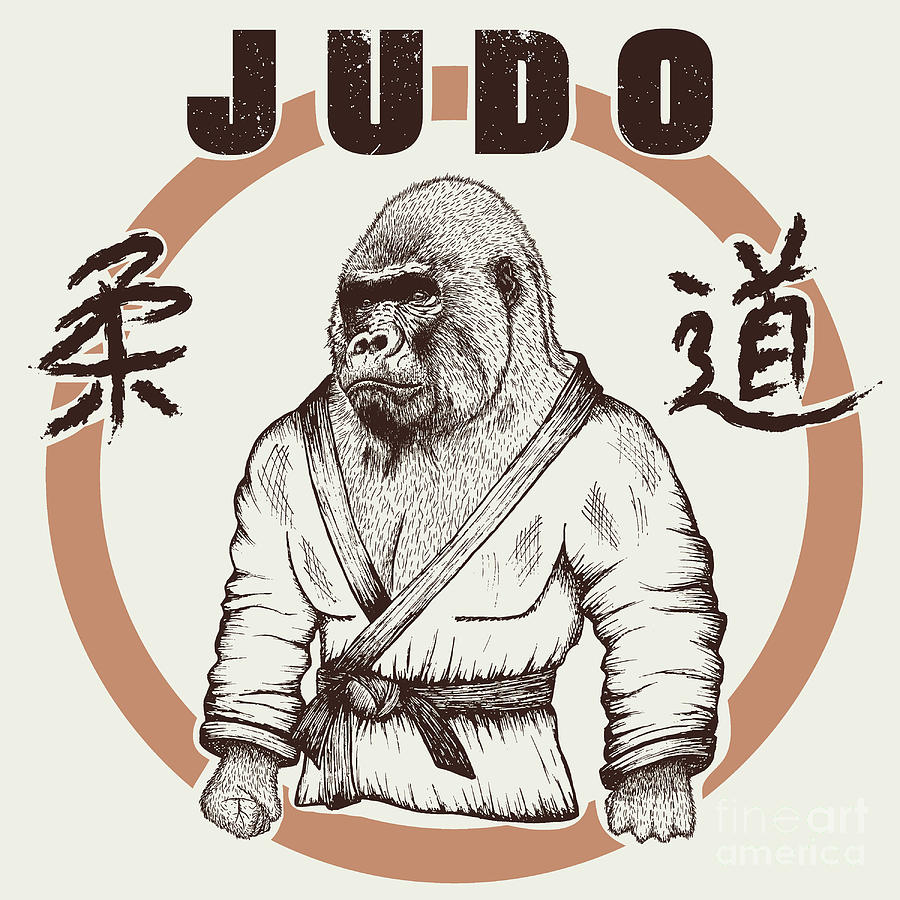 Медведь в кимоно логотип